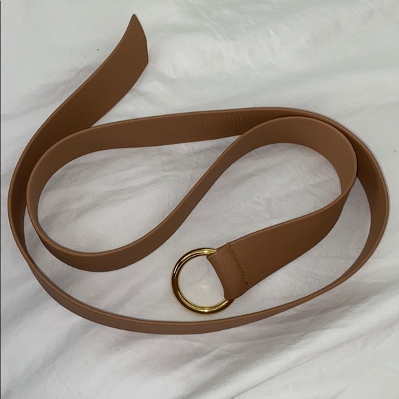 Tan Belt With Gold Loop - Picture 1 of 1